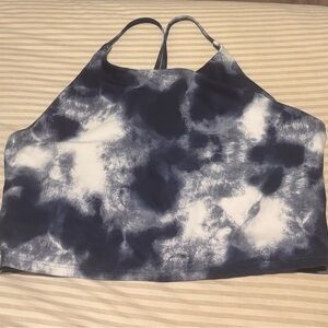 Tie-Dye Long Line Sports Bra